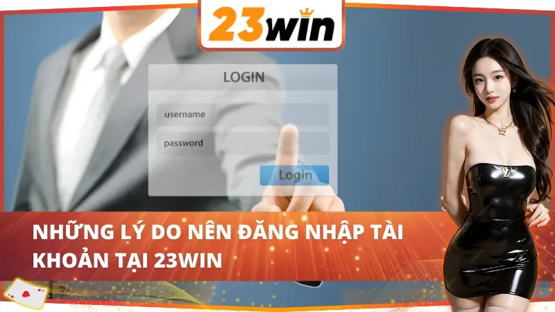 Những lý do nên áp dụng cách đăng nhập tài khoản 23Win 