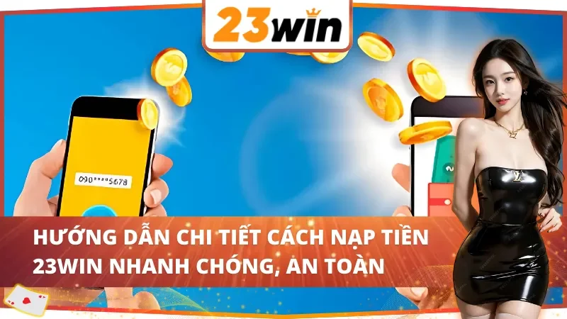 Cách Nạp Tiền 23WIN Chỉ Mất Vài Phút Thao Tác Nhanh Gọn 2 Hướng dẫn chi tiết cách nạp tiền 23WIN