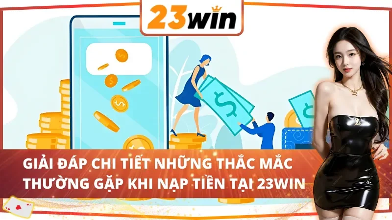 Cách Nạp Tiền 23WIN Chỉ Mất Vài Phút Thao Tác Nhanh Gọn 5 Giải đáp thắc mắc thường gặp trong cách nạp tiền 23WIN