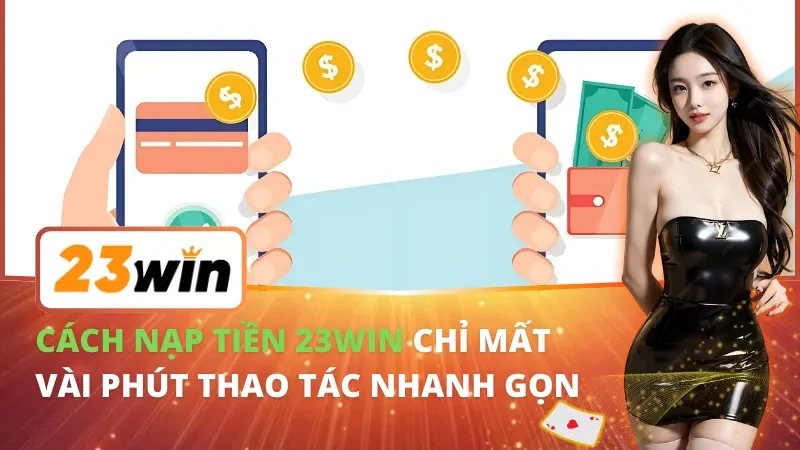 Cách Nạp Tiền 23WIN Chỉ Mất Vài Phút Thao Tác Nhanh Gọn 6 Cách Nạp Tiền