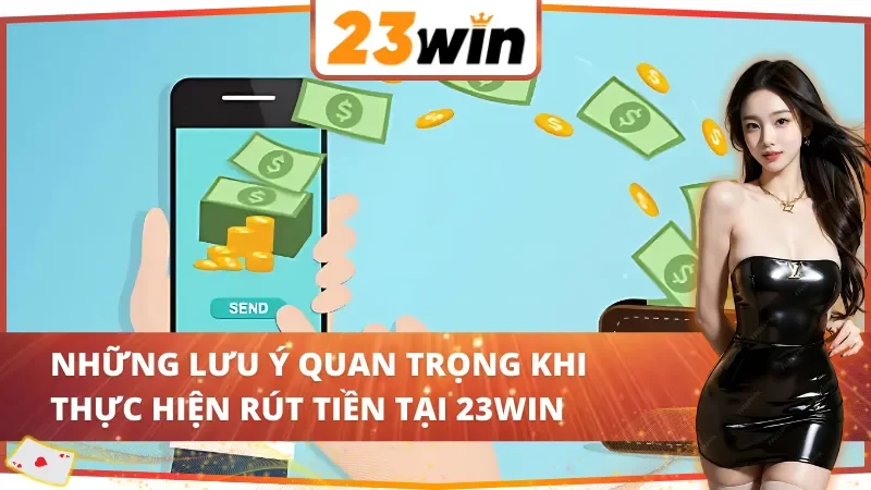 Cách Rút Tiền 23WIN Thông Dụng Và Nhanh Gọn, Bạn Đã Biết? 6 Cách rút tiền 23WIN cần lưu ý điều gì?