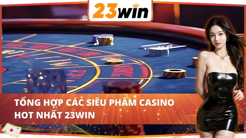 Casino Online - Nơi Quy Tụ Hàng Loạt Siêu Phẩm Kinh Điển Tại 23Win 3 Tổng hợp các siêu phẩm top đầu sảnh Casino tại 23Win