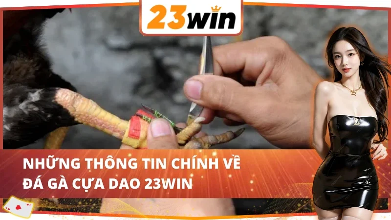 Đá Gà Cựa Dao Với Vô Vàn Trận Chiến Chọi Gà Nảy Lửa Tại 23WIN 2 Tổng quan những điều thú vị về Đá Gà Cựa Dao 23WIN