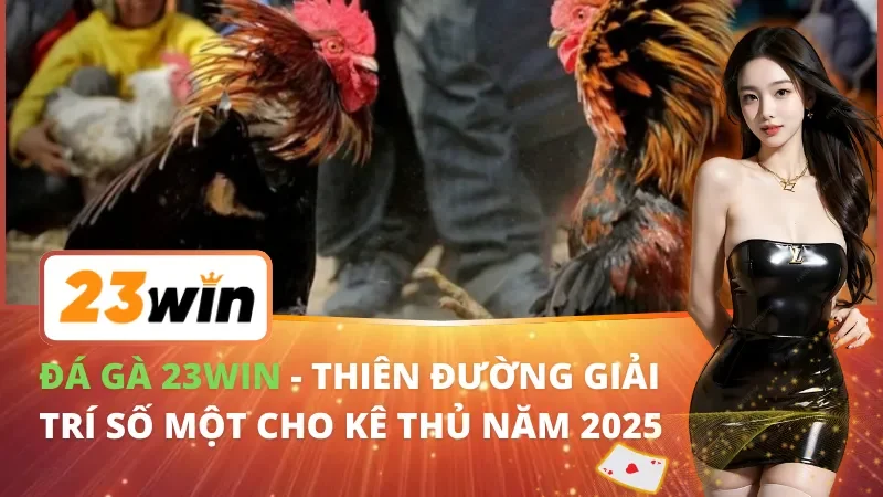 Đá Gà 23Win - Thiên Đường Giải Trí Số Một Cho Kê Thủ Năm 2025 4 Đá Gà