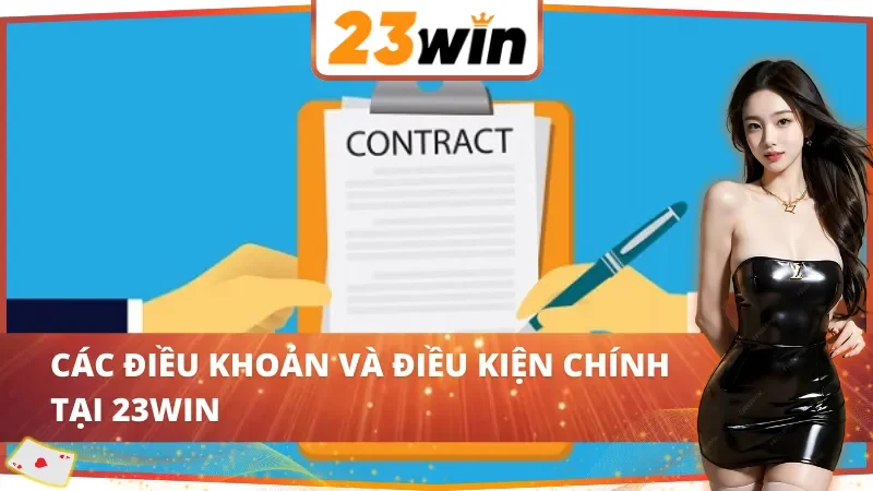 Điều Khoản Và Điều Kiện 23Win Mà Bet Thủ Cần Phải Nắm 2 Các điều khoản và điều kiện chính 23Win